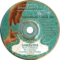 jesus loves you personalized child music cd