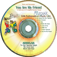 Personalized Childrens Music Kids CDs